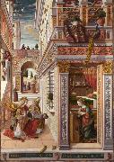 Carlo Crivelli Annunciation whit St Emidius (mk08) oil on canvas